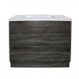 Qubist Dark Grey Free Standing 900 Vanity Cabinet Only